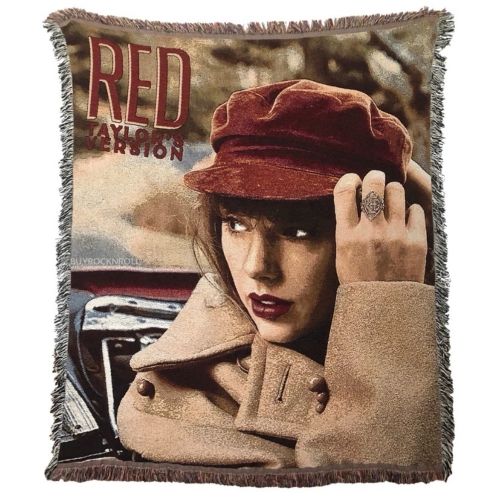 Taylor Swift Red (Taylor’s Version) Album Cover Blanket